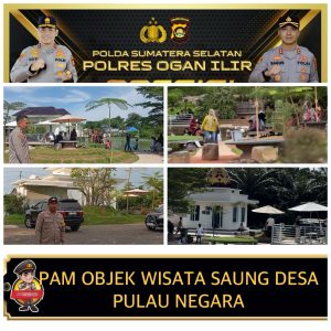 Personil Polsek Pemulutan laksanakan PAM tempat wisata dan tempat keramaian di hari libur 