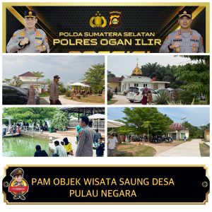 Laksanakan PAM tempat wisata dan tempat keramaian di hari libur ini yang di lakukan Polsek Pemulutan