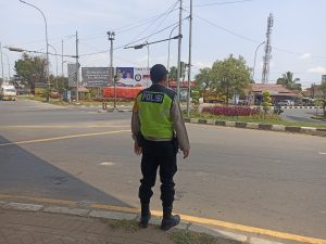 Personi Polsek Pemulutan laksanakan patroli rutin Antisipasi kejahatan jalanan di jalan lintas Sumatera dan jalan tol