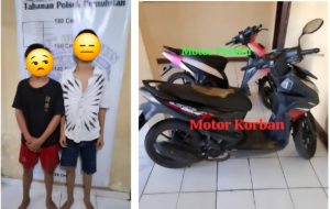 Tim Panther Polsek Pemulutan Amankan Dua Pelaku Percobaan Begal Bersenjata