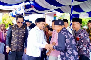 Bupati Toha Hadiri Open House Lebaran Wakil Bupati, Pererat Silaturahmi dengan Masyarakat Muba