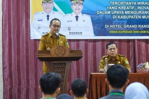 Pemkab Muba Gelar Pelatihan Kewirausahaan Bagi Pelaku UMKM, Wabub Tegaskan ini kepada Wirausaha