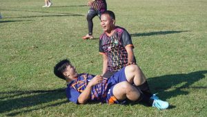 Laga Persahabatan Pemkot Prabumulih vs BNI, Sepak Bola Gembira Penuh Keakraban