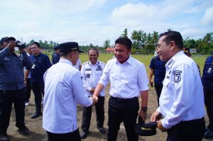 Gubernur H. Herman Deru dan Bupati Muba H M. Toha Resmikan Groundbreaking Revitalisasi Jembatan P6 Sungai Lalan