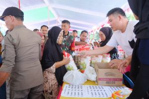 Sebagai Upaya Pengendalian Inflasi dan Menjaga Stabilitas Harga Barang Pokok, Muba Kembali Gelar Operasi Pasar 