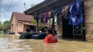 Luapan Anak Sungai Lalan, 99 Rumah Warga Banyung Lincir Terendam
