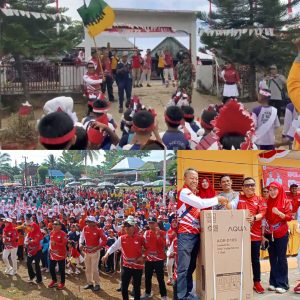 Semarak HUT RI ke-80 di Pemulutan Barat: Ribuan Warga Ikut Jalan Sehat dan Karnaval, Ratusan Hadiah Dibagikan