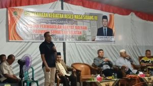 Puluhan Aspirasi yang Sampaikan warga Kelurahan Timbangan Indralaya Utara Dalam acara Reses Masa Sidang III anggota DPRD Sumsel Fraksi Gerindra H Aswan Mufti ST, MSi