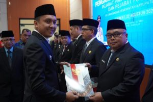 Delapan Eselon II di lantik Bupati Ogan Ilir , Salah Satunya Kadinkes Ogan Ilir