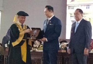 Menteri Koordinator Bidang Infrastruktur dan Pembangunan Kewilayahan AHY Beri Orasi Motivasi, Unsri Usul Sarana Pelatihan Pendidikan