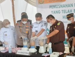 Pemusnahan Barang Bukti di Kejari Ogan Ilir Didominasi Narkotika, Bupati Soroti Warga yang Lindungi Pengedar