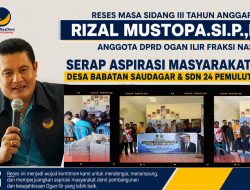 RESES MASA SIDANG III: RIZAL MUSTOPA SERAP ASPIRASI WARGA DAN SEKOLAH, REALISASIKAN REHAB MASJID NURUL HUDA