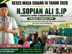 Reses di Desa Palu dan Ulak Kembahang I, Ketua Badan Kehormatan DPRD Ogan Ilir ini , Tampung Aspirasi Air, BPJS, dan Pendidikan