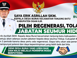 Erik Asrillah Dorong Regenerasi Kepemimpinan Desa, “Cukuplah 8 Tahun dengan 2 Periode”