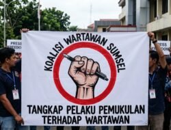 Koalisi Pers Sumsel Gelar Aksi Solidaritas, Desak Ungkap Aktor Intelektual dan Copot Dirintelkam